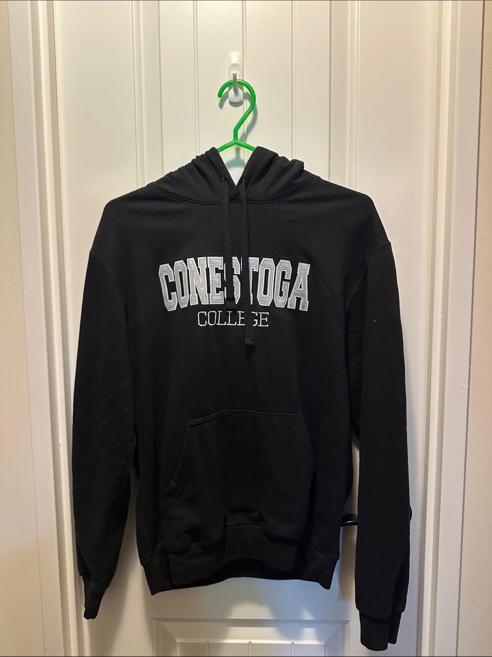 Conestoga College Black Hooded Sweatshirt